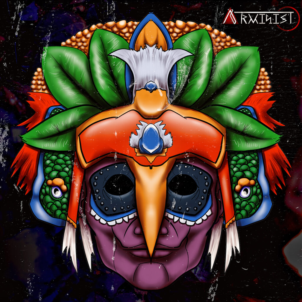 Mockups sticker huitzilopochtli mascara 1500px 144dpi